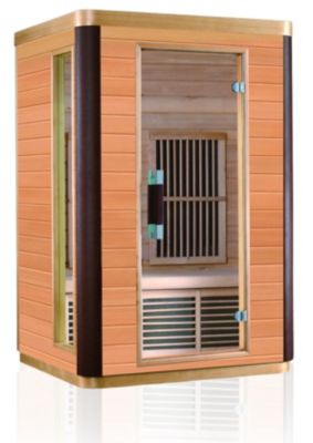 Infrarotkabine Linea 2 mit 5 Rotlichtstrahlern 1700 Watt - Hemlock
