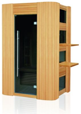 Infrarotkabine Aione mit 5 Infrarot- FlÃ€chenstrahlern & 2 Rotlichtstrahler 2200 Watt - Hemlock