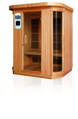 Infrarotkabine Opal mit 9 FlÃ€chenstrahlern 2320 Watt - Hemlock