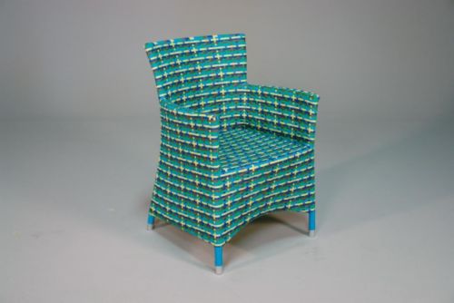 Sessel 10/116MC80 - Multicolor blau