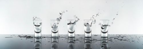 Glasbild Wodka