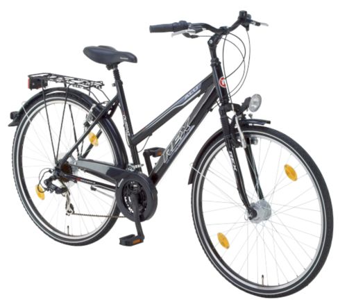 REX Damen Alu-Trekkingrad 28 Zoll, 21-Gang