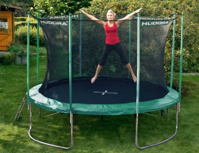 HUDORA Trampolin mit Sicherheitsnetz 366