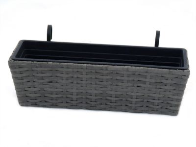Balkonkasten 60 cm, grau inkl. Einsatz von Franz MÃŒller