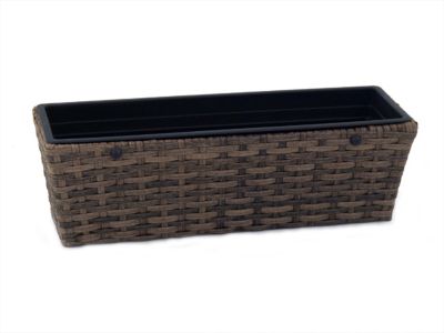 Balkonkasten 60 cm, braun inkl. Einsatz von Franz MÃŒller