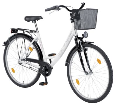 Prophete Alu-City-Damenrad 28\", polarwei&szlig; Preisvergleich