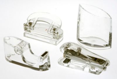 GENIE Acryl Schreibtischset 4 teilig