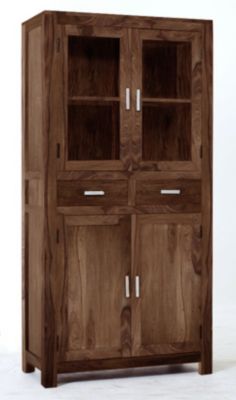 Vitrine Wiam 1504 massiv Sheshame, natur