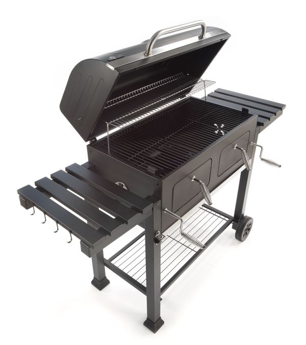 El Fuego Ontario XXL HolzkohleGrillwagen, Holzkohlegrill, Smoker, Barbecue