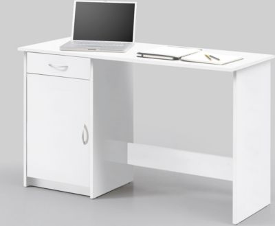 BEGA Schreibtisch ADRIA in weiß mit Tür - nur 42,95€
