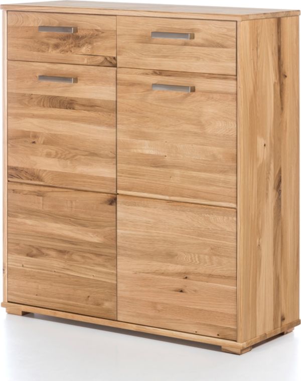 Kommode JANA, Sideboard, Schuhschrank, Stauraum, Holz, Wildeiche massiv
