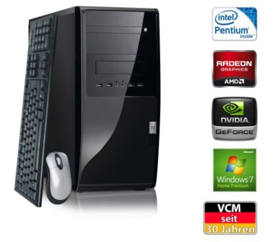 VCM PC-System \"Megaira\" | Intel Pentium G630 (2x 2,7 GHz) | Speicher w&auml;hlbar Preisvergleich