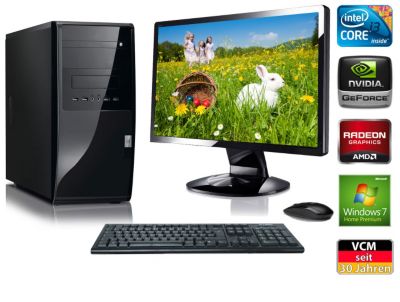VCM PC-Set (PC+TFT) \"Argosa\" | Intel Core i3-2130 (2x 3,4 GHz) | Speicher w&auml;hl Preisvergleich