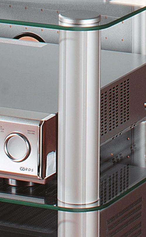 VCM TV-M&ouml;bel \"Vita\" | Rack Aluminium & Glas Preisvergleich