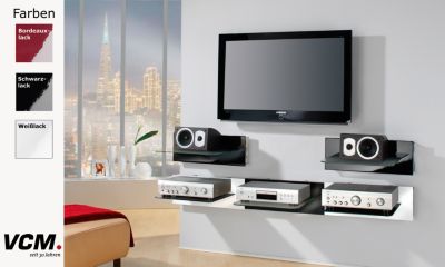 VCM Paneelserie \"Xeno-1\" | Hifi-Halterung f&uuml;r Receiver, DVD-Player etc. Preisvergleich