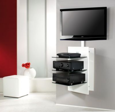 VCM Paneel \Riva\ | Schwenkbare Hifi-Halterung f&uuml;r Receiver, DVD-Player etc. im Preisvergleich 