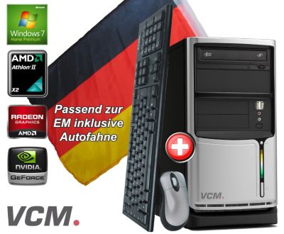 VCM PC-System \"Radium\" | AMD Athlon II X2 260 (2x 3,2 GHz) | Speicher w&auml;hlbar Preisvergleich