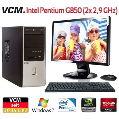 VCM PC-Set (PC+TFT) \"Penosa\" | Intel Pentium G850 (2x 2,9 GHz) | Speicher w&auml;hl Preisvergleich
