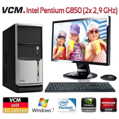 VCM PC-Set (PC+TFT) \"Penosa\" | Intel Pentium G850 (2x 2,9 GHz) | Speicher w&auml;hl Preisvergleich
