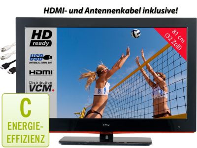 CMX | VCM LCD-Set (TV+Kabel) 81 cm (32 Zoll) Â