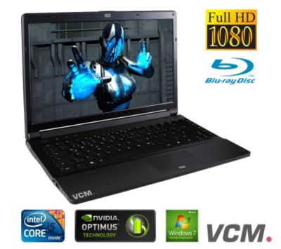 VCM 39,6 cm (15,6 Zoll) Gaming-Notebook \"Pasiphae FHD\" | Intel Core i5-2450M ( Preisvergleich