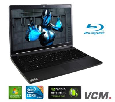 VCM Gaming-Notebook \"Felico\" | Intel Core i3-2370M (2x 2,4 GHz) | nVidia GeFor Preisvergleich