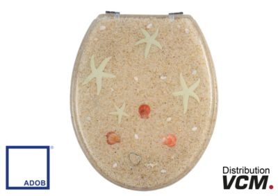 ADOB WC-Sitz \"Toilettendeckel Tivoli\" | Transparenter Deckel und Ring | Verste Preisvergleich