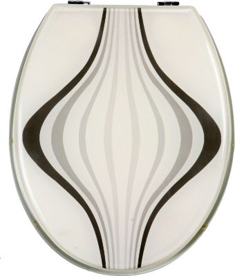 ADOB WC-Sitz \"Toilettendeckel Tivoli\" | Transparenter Deckel und Ring | Verste Preisvergleich