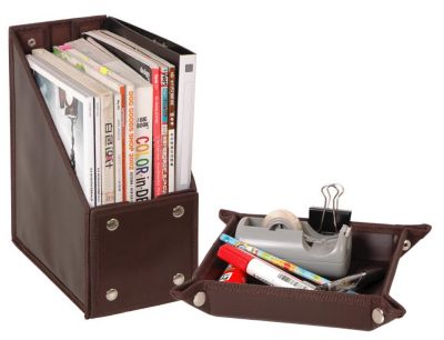 Artra Archivsammler, Archivbox & Utensilo im Set Kunstleder braun Preisvergleich