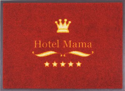 Artra Fu&szlig;matte waschbar Motiv \"Hotel Mama\" Preisvergleich
