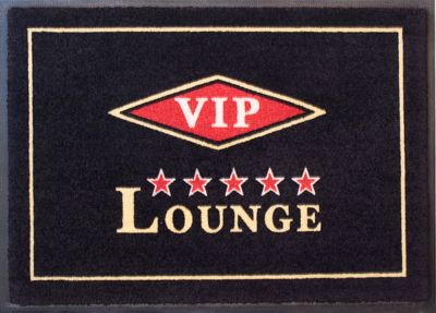 Artra Fu&szlig;matte waschbar Motiv \"VIP Lounge schwarz\" Preisvergleich