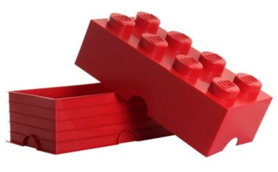 Artra Lego Aufbewahrungsboxen Lego Steine 8 Rot
