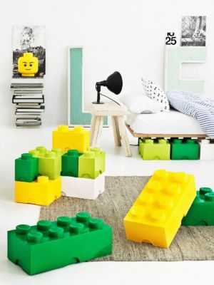 Artra Lego Aufbewahrungsboxen Lego Steine 8  Light Pink