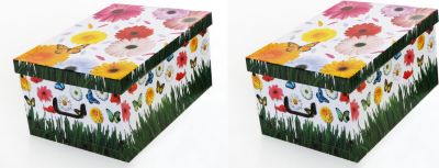 Artra Ordnungsboxen Deko Karton Clip 2er SET Motiv Fr&uuml;hling Preisvergleich