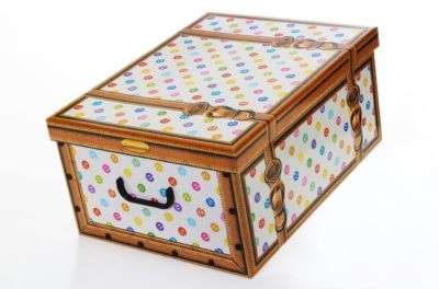 Artra Ordnungsboxen Deko Karton Clip 2er SET Motiv White Traveller Preisvergleich