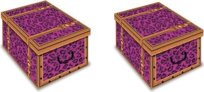 Artra Ordnungsboxen Deko Karton Clip Motiv Pantera Viola 2er Set Preisvergleich