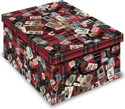 Artra Ordnungsboxen 2er SET Deko Karton Clip Motiv Fashion Preisvergleich