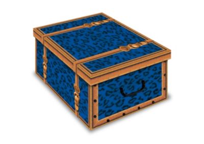 Artra Ordnungsboxen Deko Karton Clip Motiv Pantera Blue 2er Set Preisvergleich