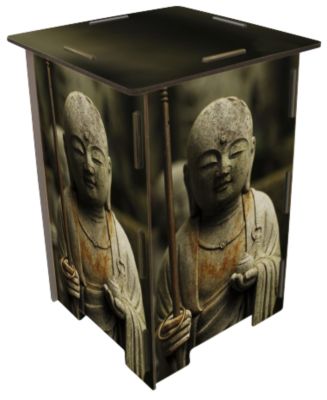 Artra Hocker, Photohocker, Beistelltisch Motiv Buddha