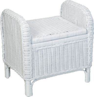 Sitzhocker mit WÃ€schefach