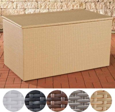 Auflagenbox XL aus Polyrattan, Kissenbox