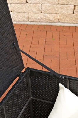 Auflagenbox M aus Polyrattan, Kissenbox