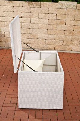 Auflagenbox M aus Polyrattan, Kissenbox