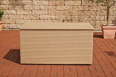 Auflagenbox M aus Polyrattan, Kissenbox