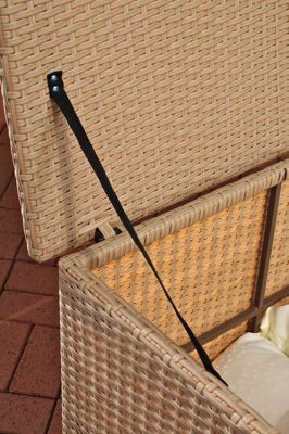 Auflagenbox M aus Polyrattan, Kissenbox Preisvergleich