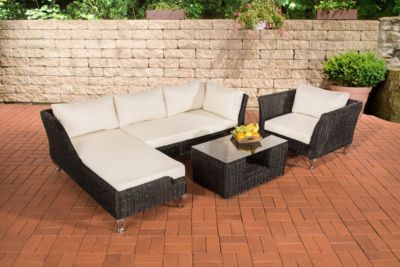 Rattan Lounge Set Rund sdatec.com