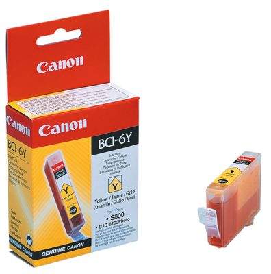 ArtTintenpatroneFarbeYellow Canon Drucker BCI-6Y