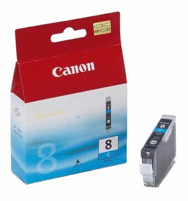 ArtTintenpatroneFarbeCyanInhalt13ml Inhalt Canon Drucker CLI-8C