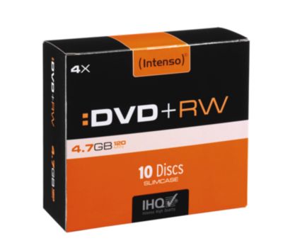Intenso DVD+RW 4,7GB 10er Slimcase 4x Preisvergleich