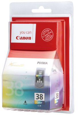 ArtTintenpatroneFarbemehrfarbigInhalt9ml Inhalt Canon Drucker CL-38